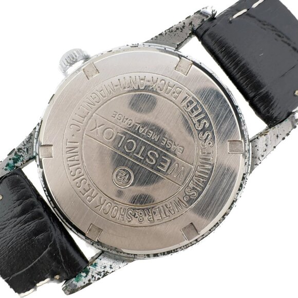 Vintage Westclox Men's Mechanical Wristwatch EB 1495 Swiss Made w Bullseye Style - Picture 4 of 10